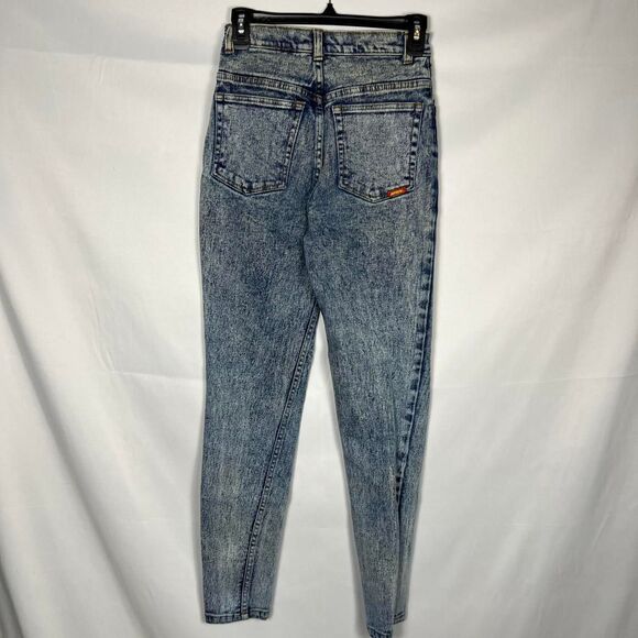 VINTAGE‎ 80s JORDACHE Acid Wash High Waist Denim Jeans - Picture 4 of 7